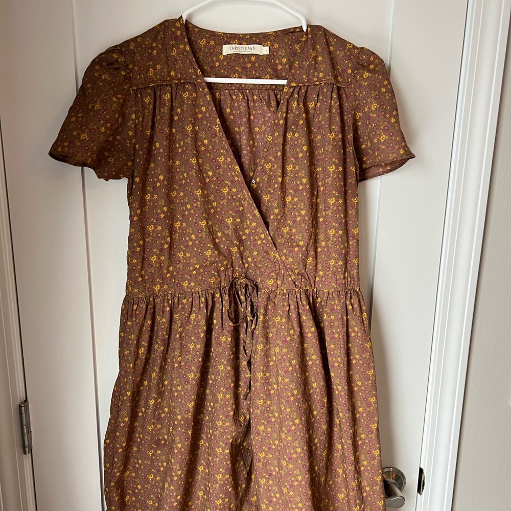 NWOT Christy Dawn the Dawn dress magenta vine size small - Picture 11 of 11